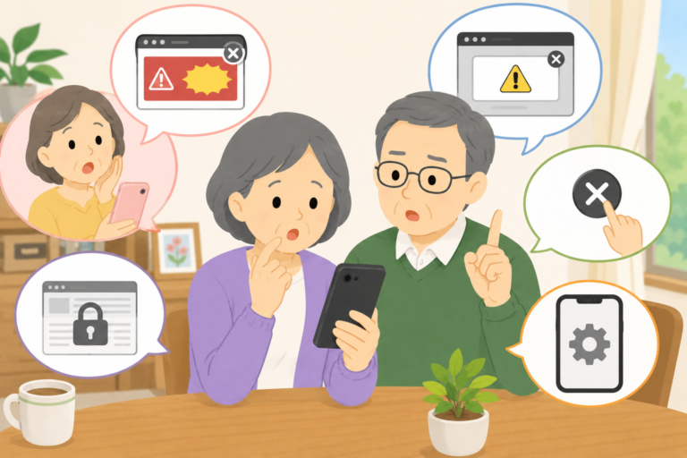 迷惑広告・怪しいポップアップが出たときの対処法｜あわてず閉じるための手順