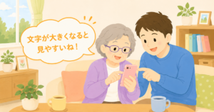 スマホの文字を大きくする方法｜目が疲れにくい見やすい設定