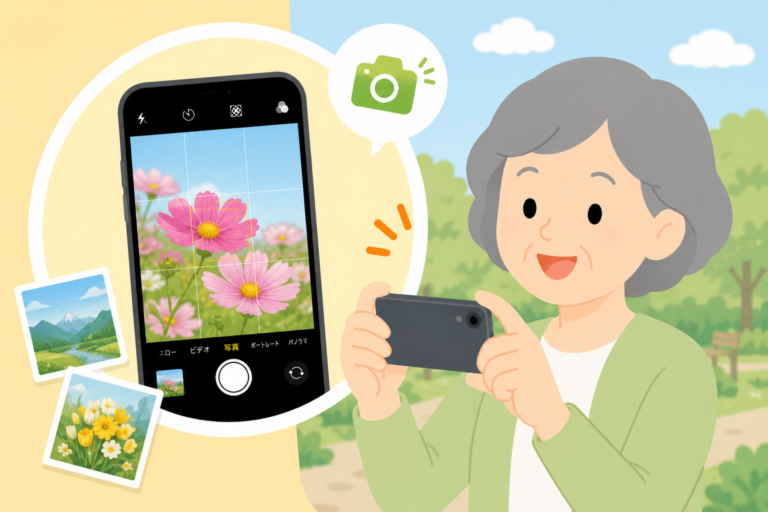 スマホで写真を上手に撮るコツ｜家族に見せたくなる1枚をやさしく残す方法