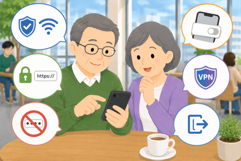 公衆Wi-Fi の安全な使い方｜旅先や外出先で気をつけたいこと
