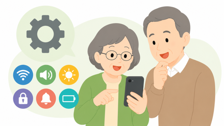 設定アプリの基本｜よく使う設定だけ覚えるやさしい入口